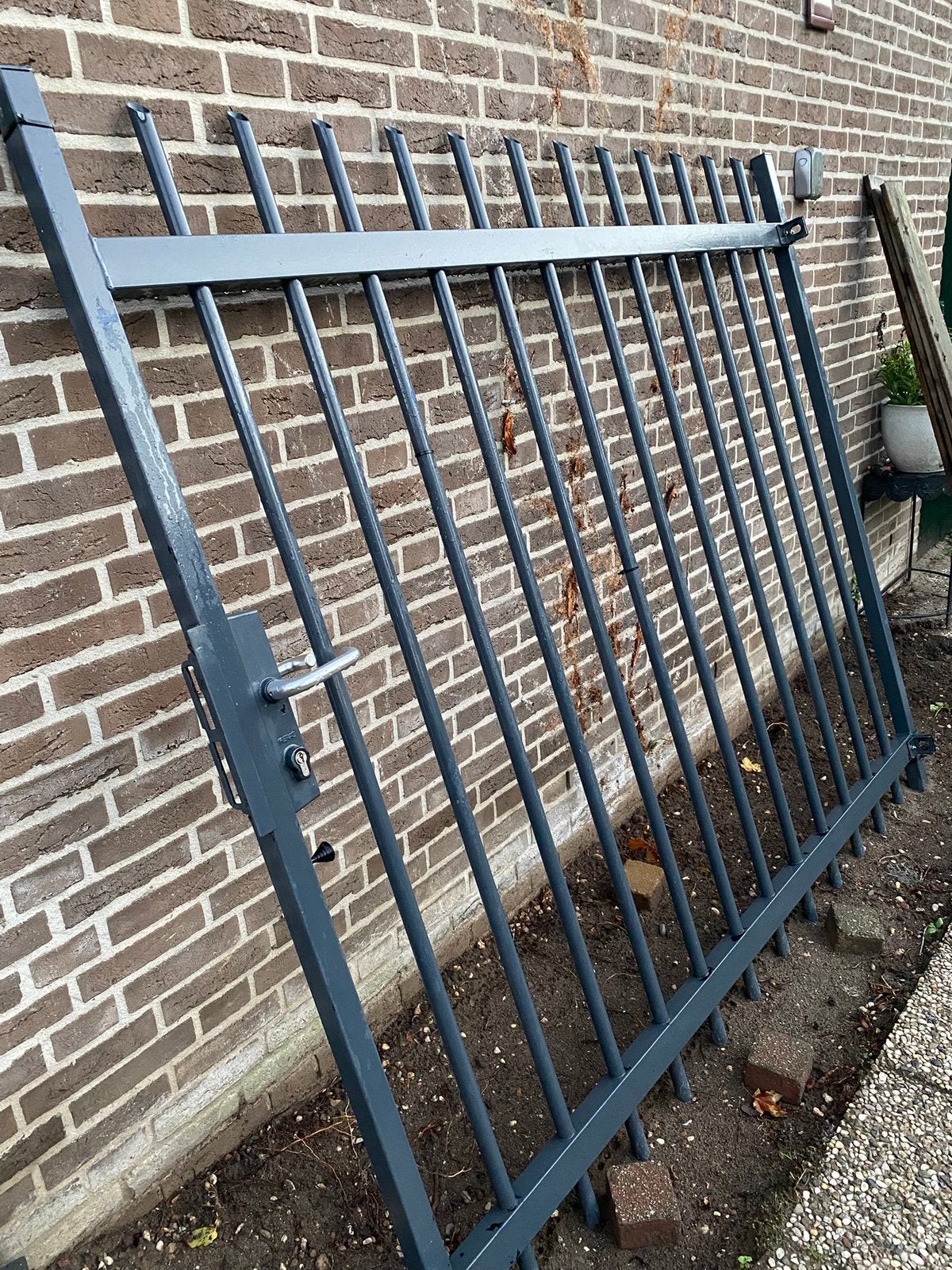 Heras poort, Tuin en Terras, Ophalen, Gebruikt, IJzer, Tuinhek