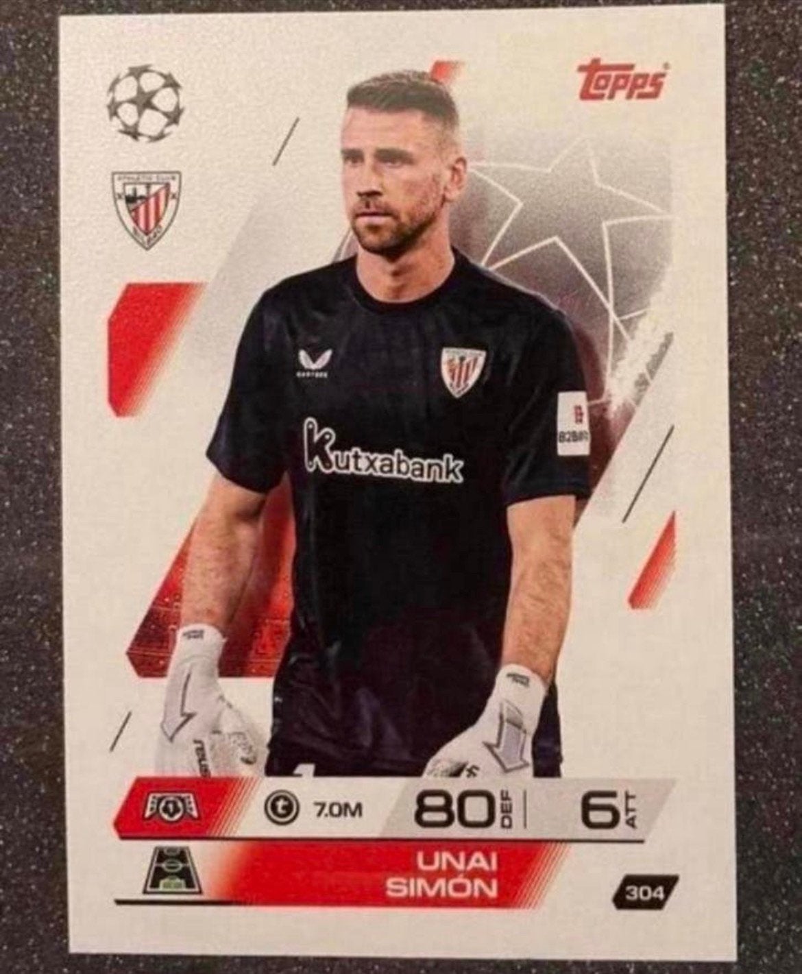 Topps MA 25/26    UNAI SIMÓN    ATHLETIC CLUB BILBAO, Verzenden, Zo goed als nieuw, Plaatje