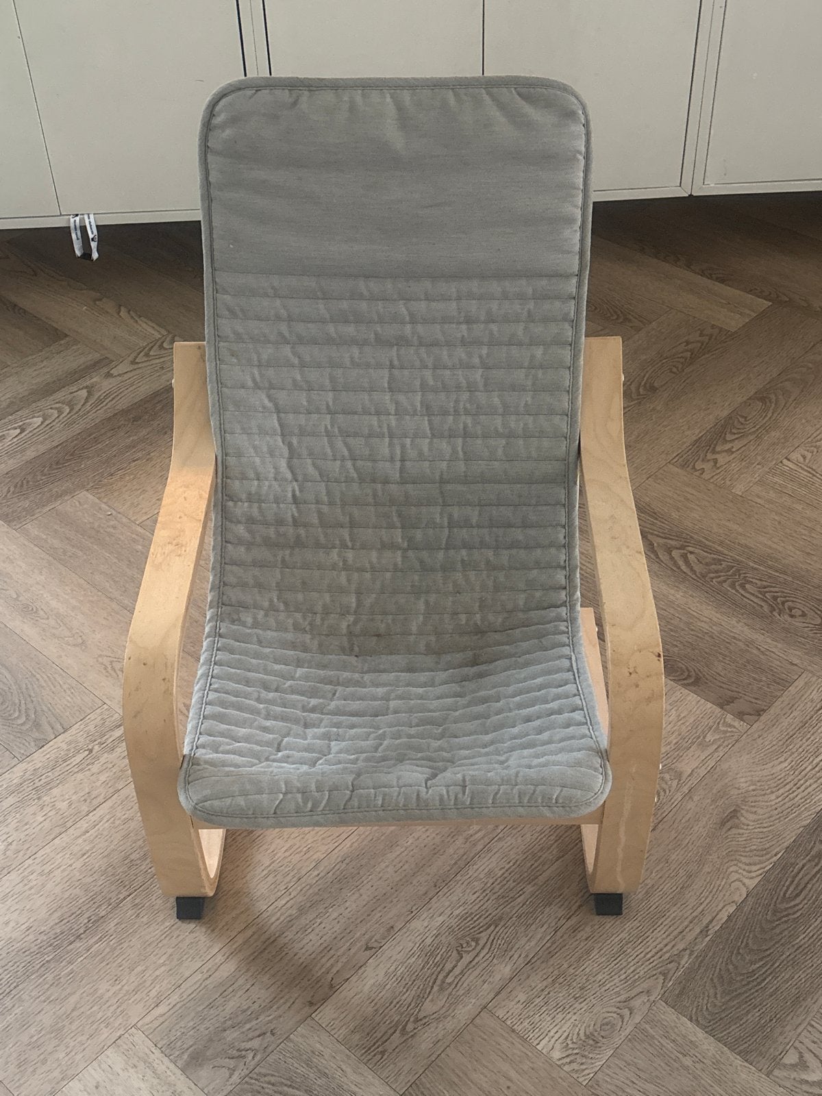Comfortabele kinderstoel met wasbare bekleding, Huis en Inrichting, Ophalen, Gebruikt, Hout, Eén