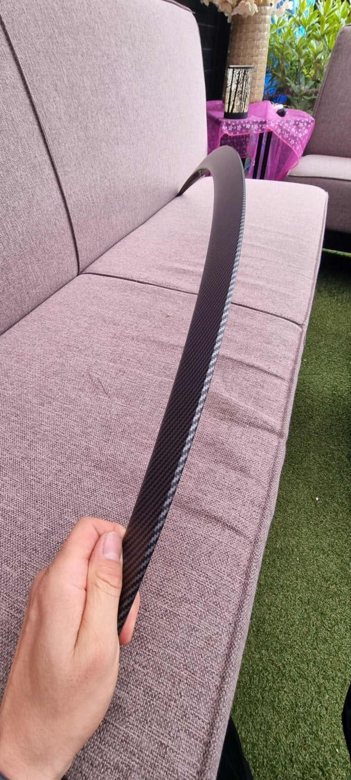Tesla Model 3 Echt Carbon Achterspoiler – Geen goedkope imit, Ophalen, Gebruikt, Achter, Achterklep