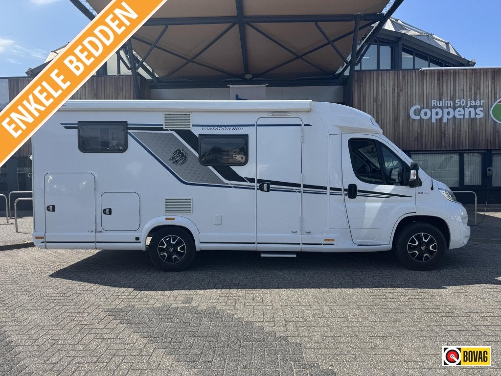 Knaus Vansation 650 MEG 2021 140 PK ENKELE BEDDEN, Caravans en Kamperen, Standaard zit, Ringverwarming, Airbags, Tot en met 2