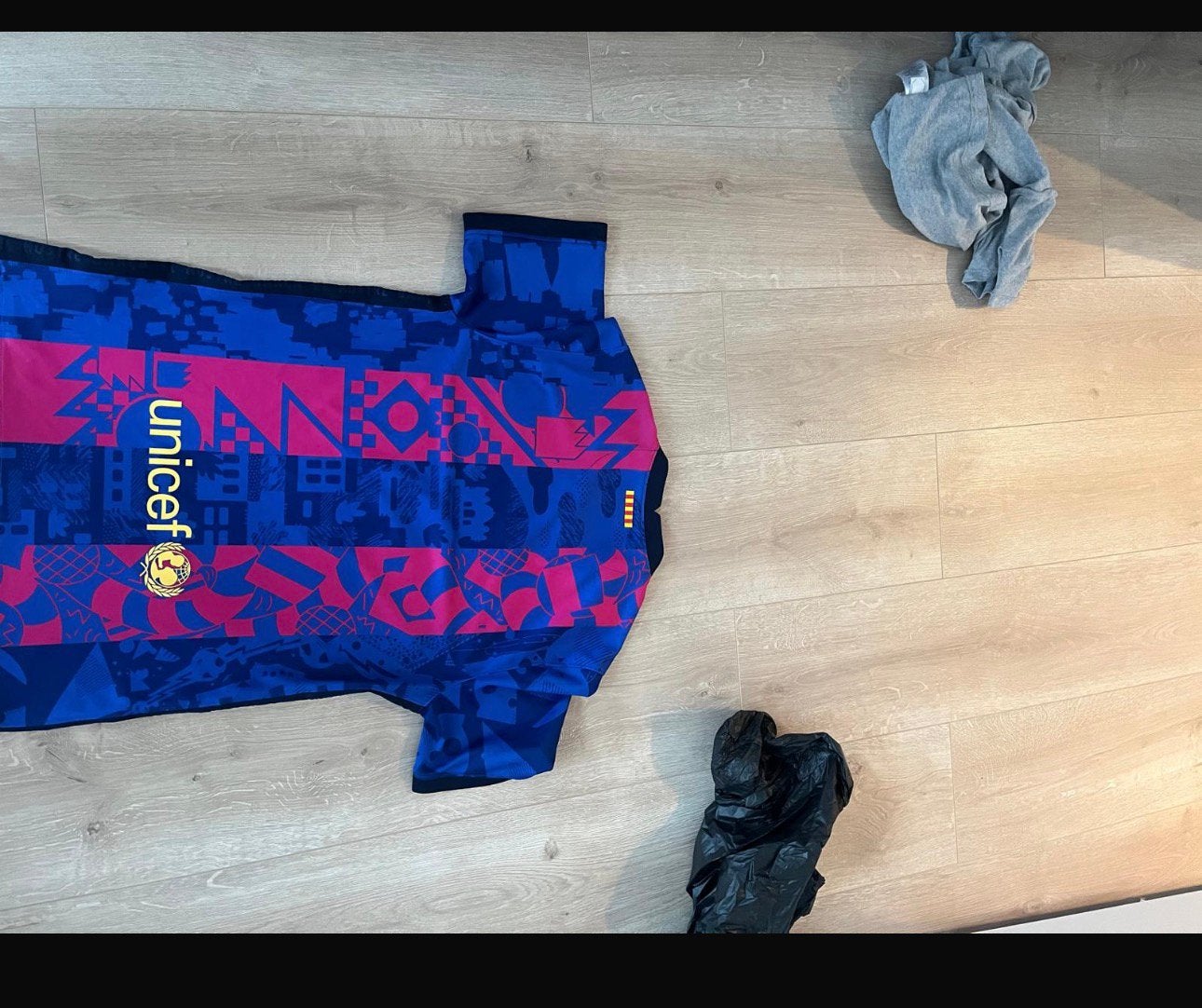 FC Barcelona Nike Voetbalshirt  Maat S, Ophalen of Verzenden, Zo goed als nieuw