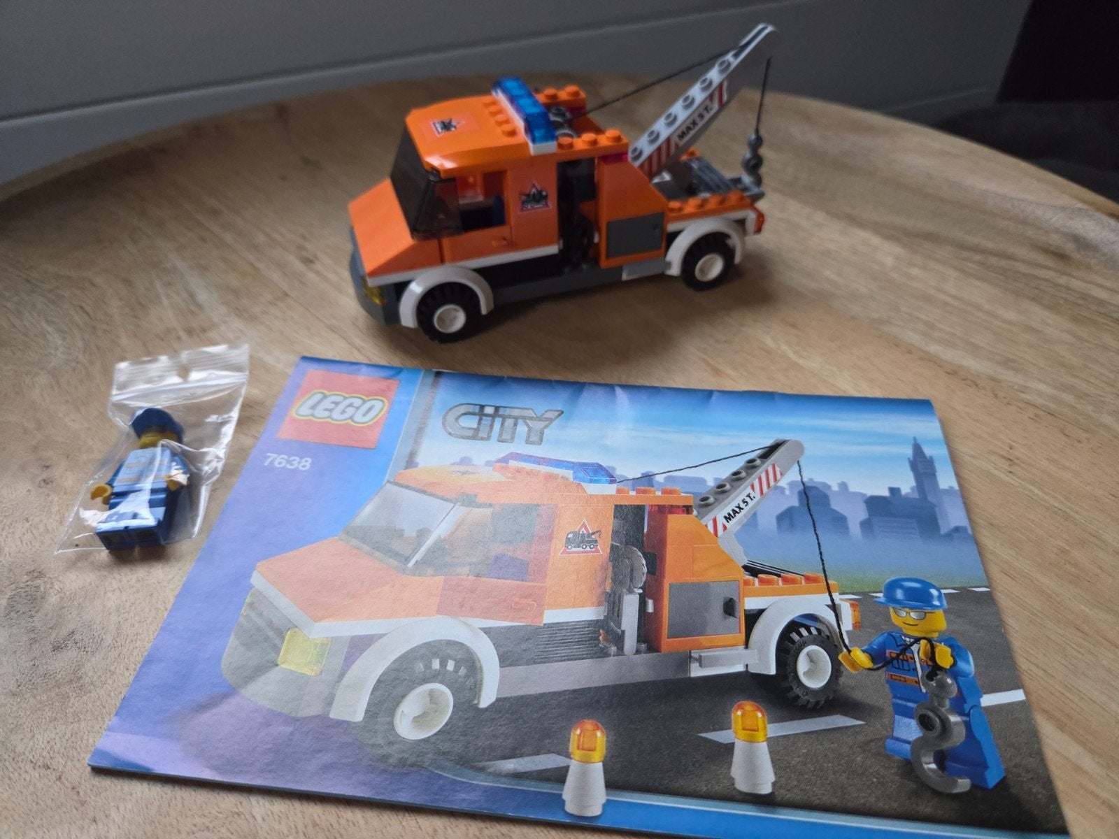 Lego City 7638 Tow Truck met boekje en z.g.a.n., City, Lego, Compleet, Ophalen of Verzenden