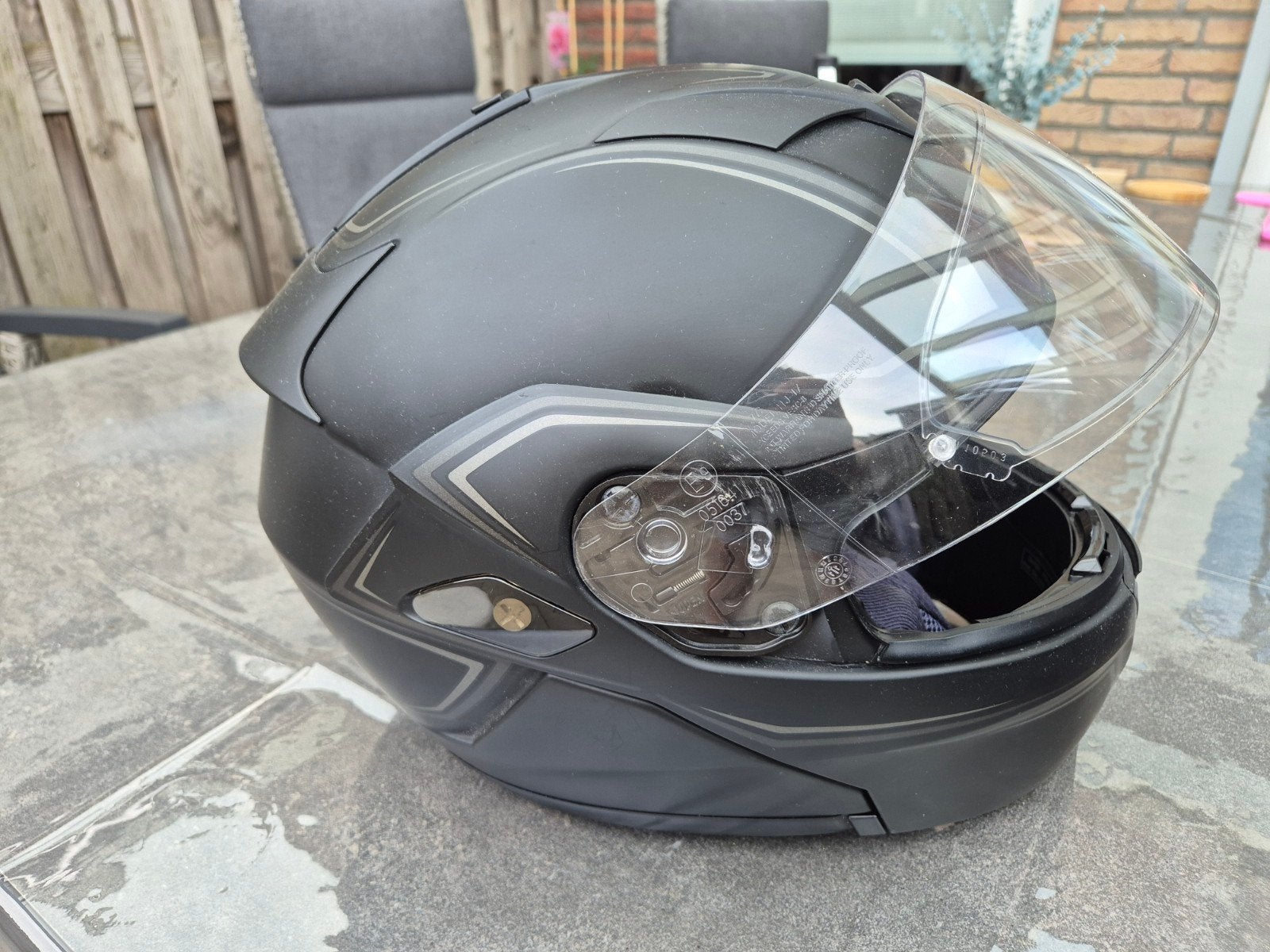 HJC SY  MAX 3  SYSTEEMHELM  MAAT L, Motoren, Systeemhelm, Dames, HJC, Ophalen of Verzenden