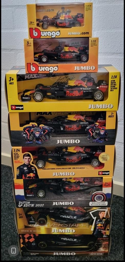 Max Verstappen ▪️Jumbo▪️ Redbull Racing ▪️(compleet), Ophalen of Verzenden, Formule 1