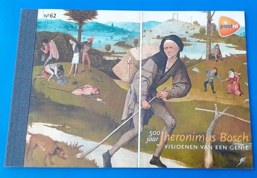 Prestigeboekje 62 Jheronimus Bosch -Visioenen van een genie, Postzegels en Munten, Verzenden, Na 1940, Postfris
