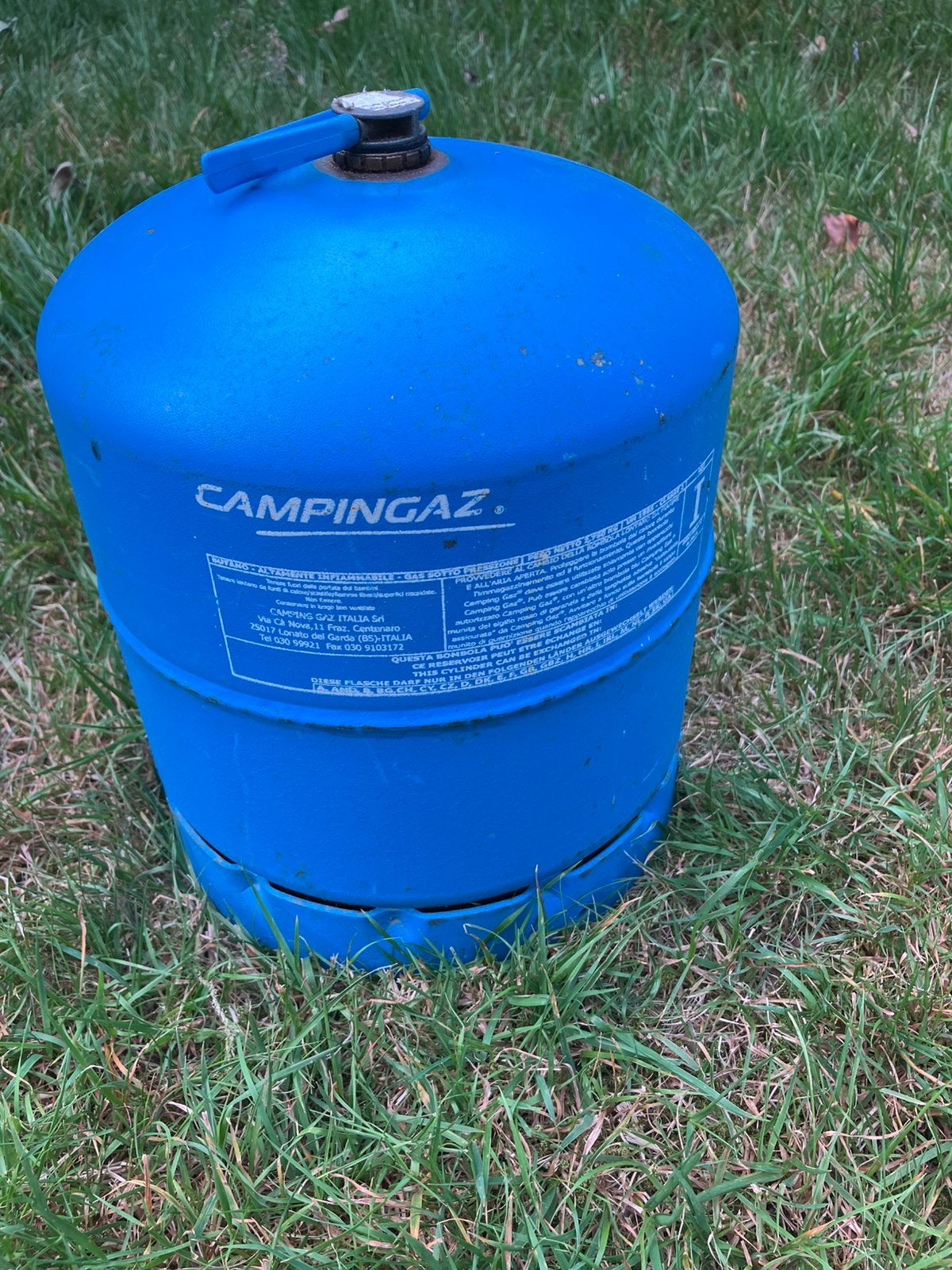 Campinggazfles 907, Ophalen, Gebruikt