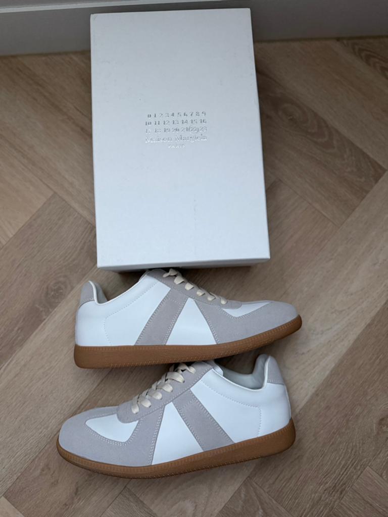 Maison Margiela Replica Sneakers – beige – Maat 44, Overige kleuren, Verzenden, Nieuw, Veterschoenen