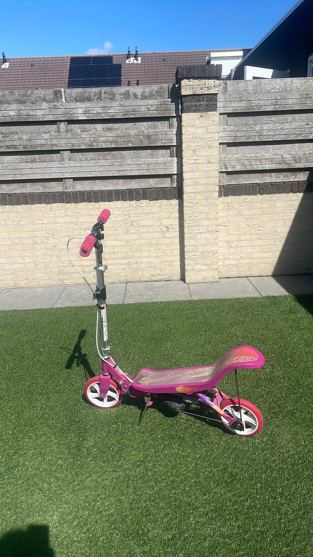Roze spacescooter, Fietsen en Brommers, Steps, Ophalen of Verzenden, Gebruikt, Overige typen