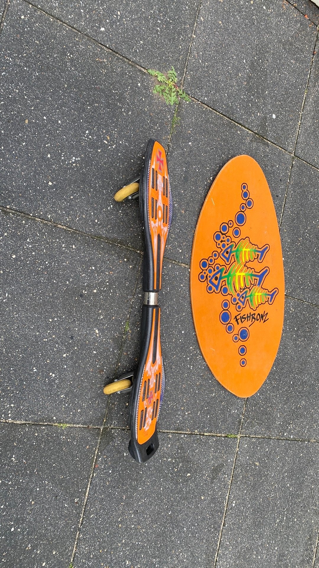 Wave en scateboard, Ophalen of Verzenden, Gebruikt, Waveboard