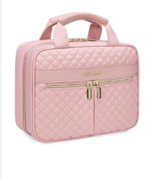 Toilettas reis-make-up-tas groot, Sieraden, Tassen en Uiterlijk, Toilettassen, Ophalen of Verzenden, Nieuw, Roze, Dame
