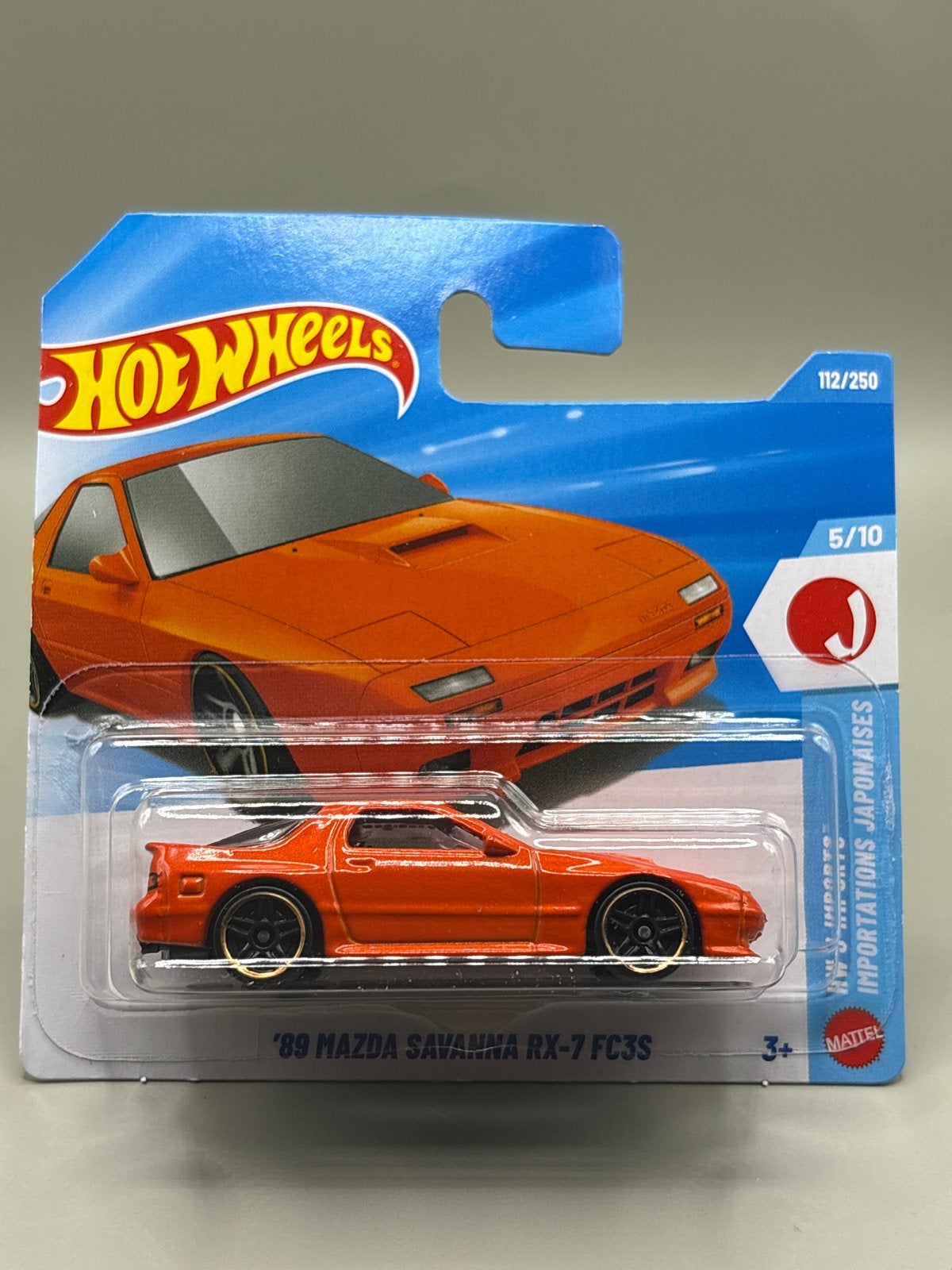Hot Wheels '89 Mazda Savanna RX-7 FC3S - Oranje (2026), Auto, Nieuw, Ophalen of Verzenden, Mattel