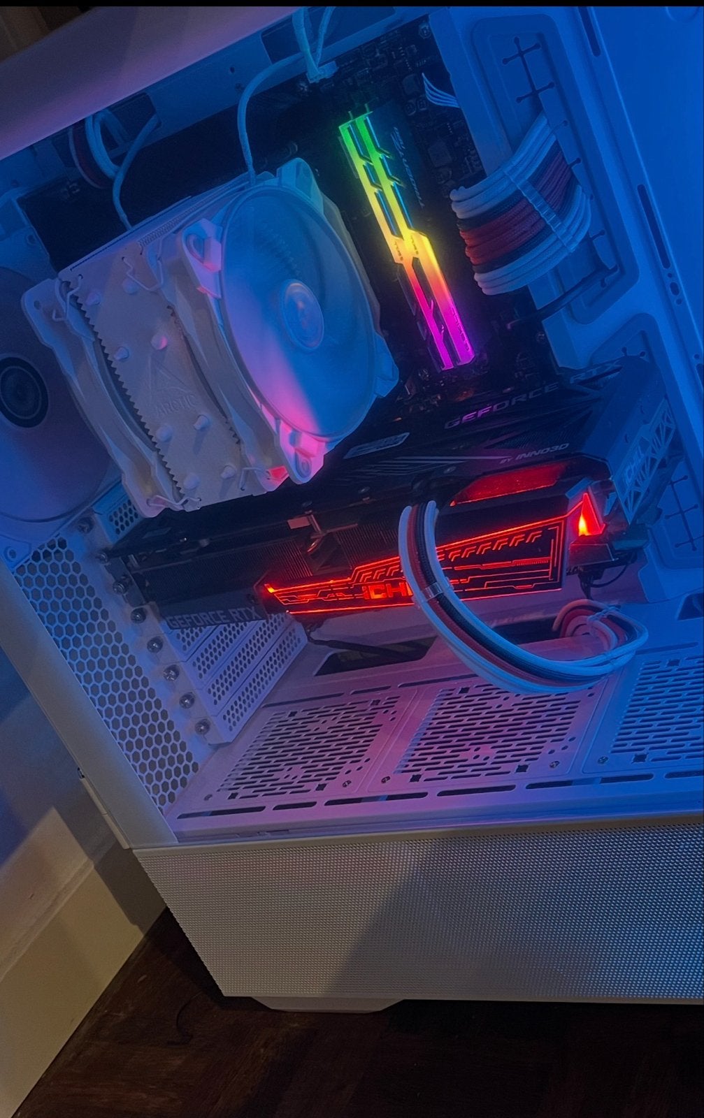 Inno3D Nvidia RTX 3060Ti iCHILL X3 RED 8GB, Computers en Software, Videokaarten, Ophalen, Gebruikt, GDDR6, PCI-Express 4