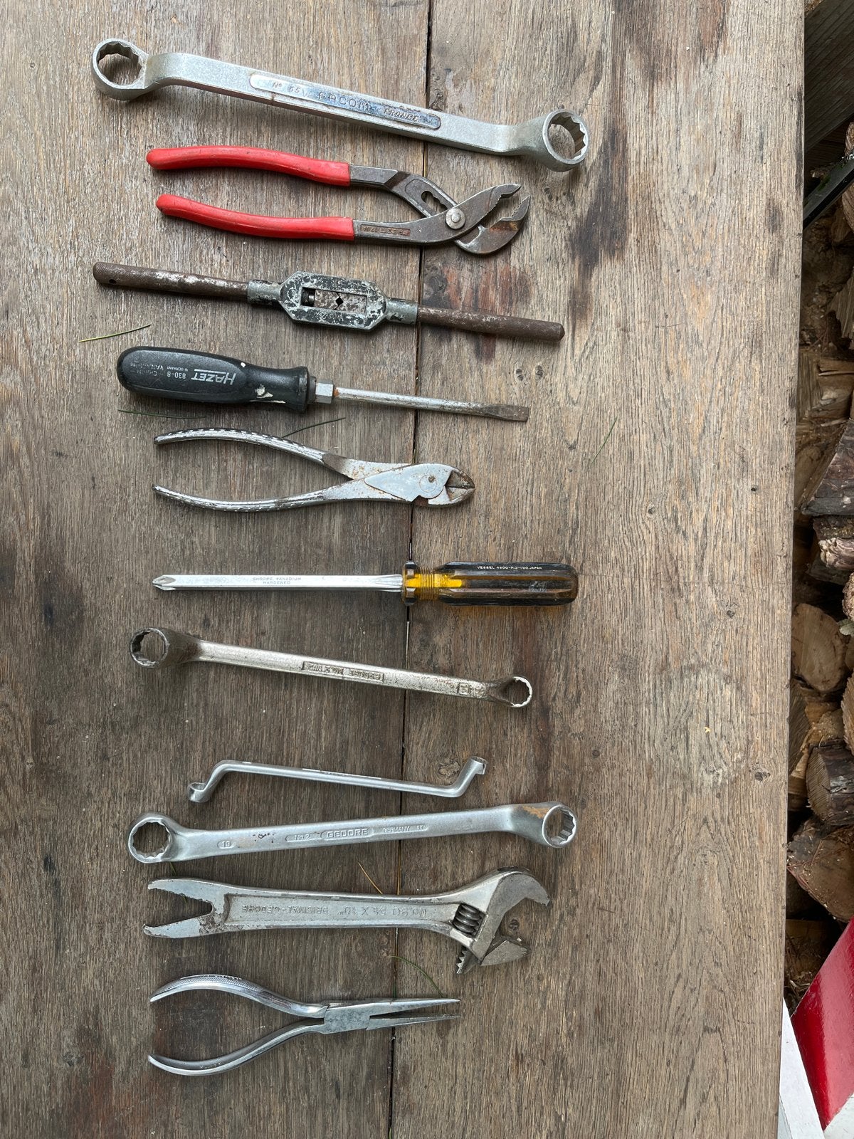Diverse handgereedschap van falcom, gedore en hazet, Ophalen of Verzenden, Gebruikt, Gereedschapsset, Overige merken