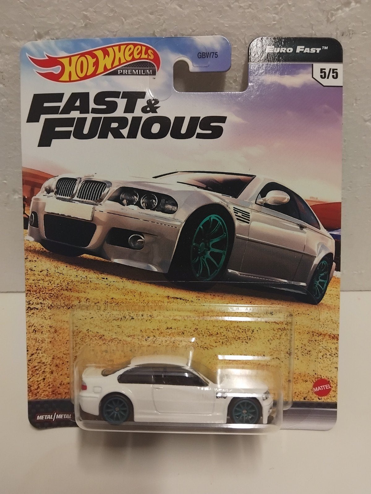 Hot Wheels Fast & Furious BMW M3 e46 white 3INCH, Ophalen of Verzenden, Zo goed als nieuw, Auto