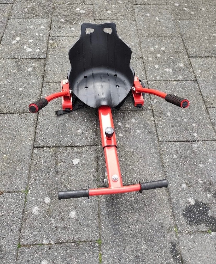 Hoverboard Kart Zitje - Rood/Zwart, Ophalen, Gebruikt, Overige typen