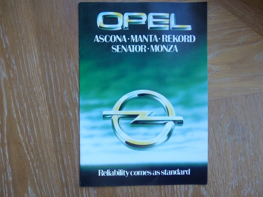 Opel 1980 Engelse brochure     zeldzaam, Boeken, Auto's | Folders en Tijdschriften, Verzenden, Zo goed als nieuw, Opel