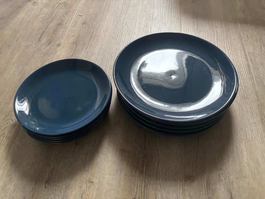 IKEA Borden - 5x klein en 6x groot, Ophalen, Keramiek, Zo goed als nieuw, Bord(en)