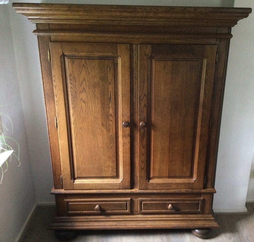 Kast eikenhout, Huis en Inrichting, Kasten | Dressoirs, Gebruikt, 150 tot 200 cm, 25 tot 50 cm, Eikenhout, Ophalen