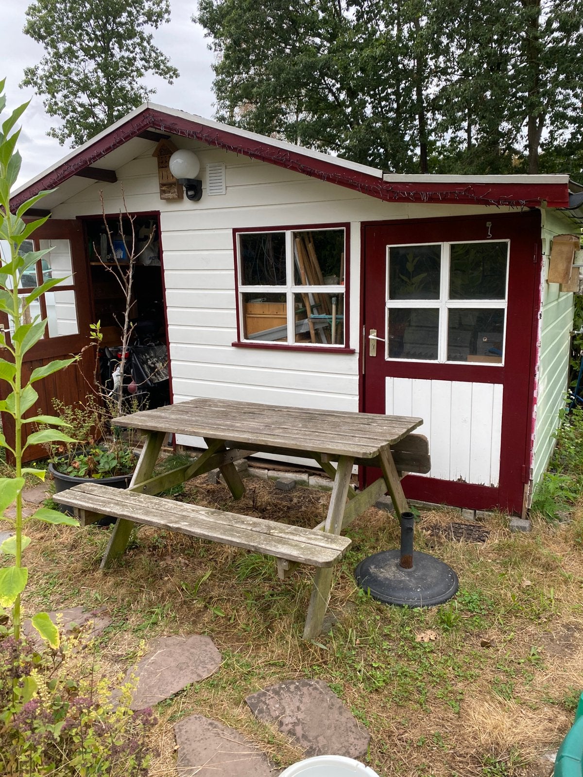 Picknicktafel ruilen, Tuin en Terras, Picknicktafels, Ophalen, Zo goed als nieuw, Inklapbaar, Rechthoekig