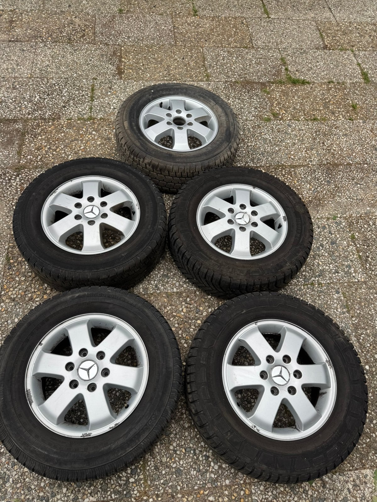 Mercedes sprinter velgen originele velg 5 stuks, Auto-onderdelen, Banden en Velgen, Ophalen, Bestelwagen, Velg(en), 16 inch