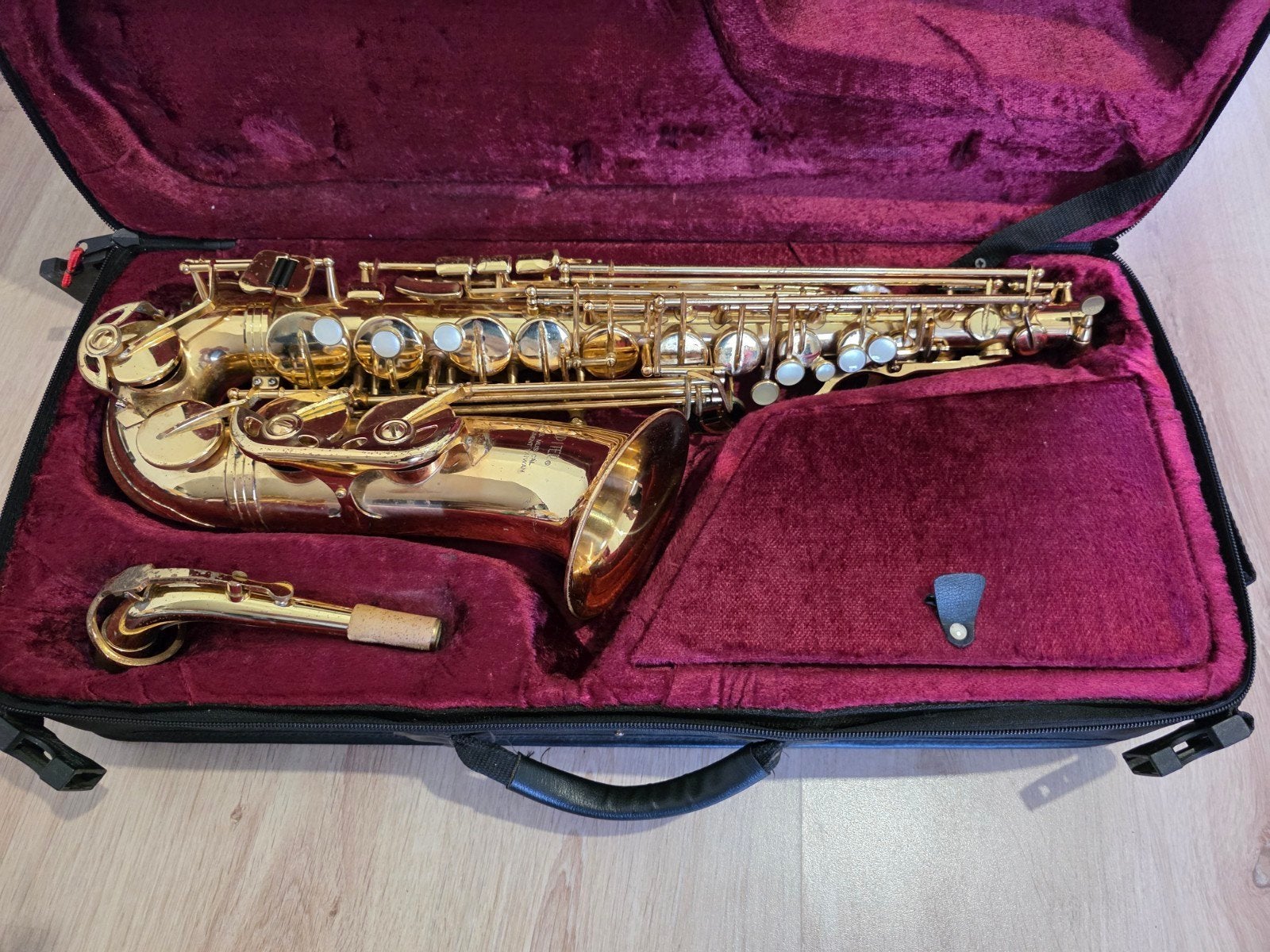 Alt Saxofoon Jupiter JAS 769, Ophalen of Verzenden, Gebruikt, Alt, Met koffer