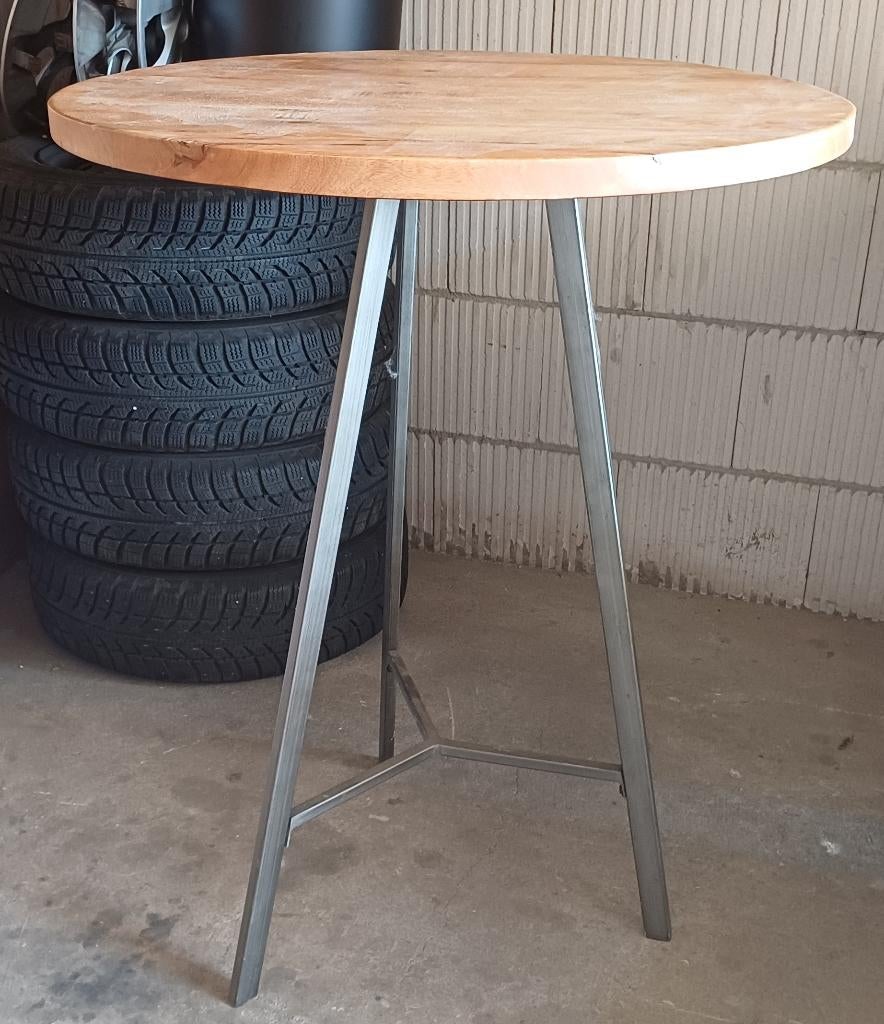 bartafel statafel mangohout en metalen frame, nieuw, Ophalen, Nieuw