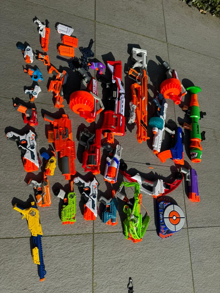 NERF geweren collectie, Ophalen of Verzenden, Zo goed als nieuw