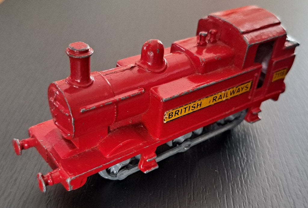 Vintage British Railways 7118 locomotief model, Ophalen of Verzenden, Gebruikt, Overige typen, Overige merken