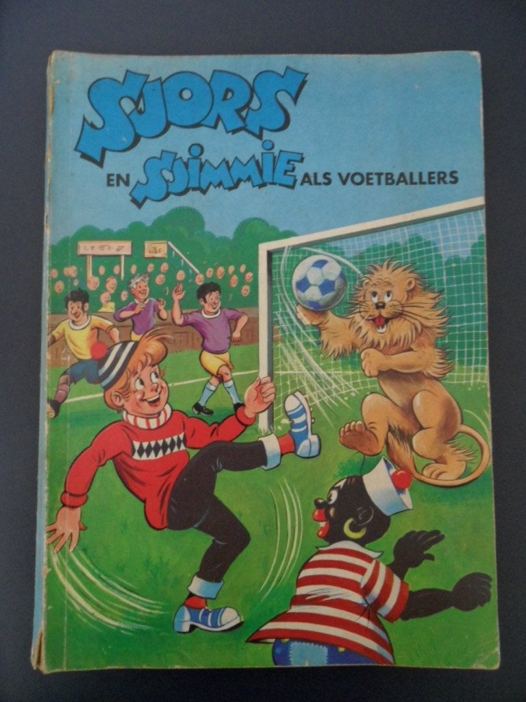 Sjors en Sjimmie als voetballers. 1972, Eén stripboek, Ophalen of Verzenden, Gelezen