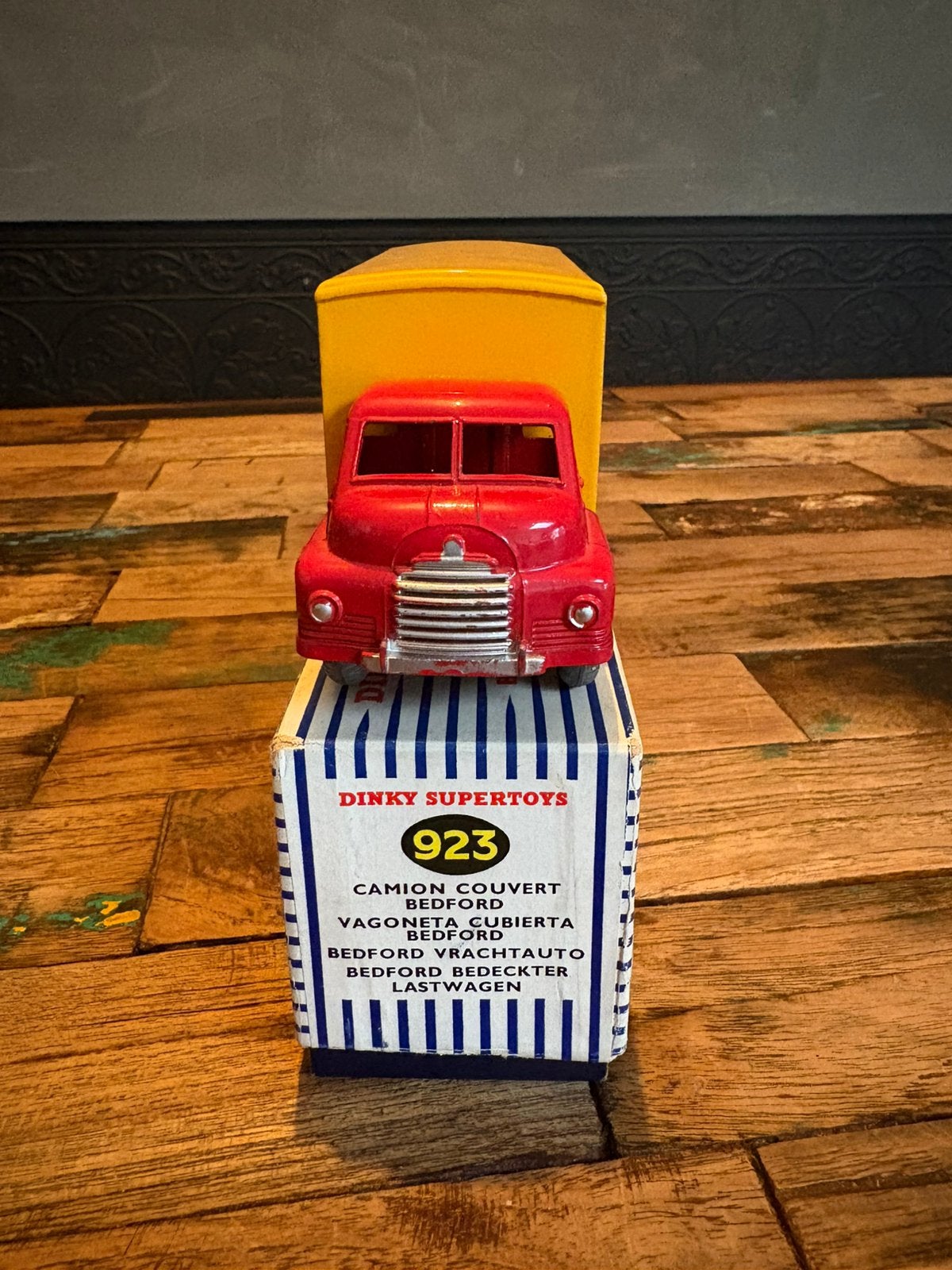 Dinky Supertoys 923-G Bedford S Van Heinz 1955-1959, Ophalen of Verzenden, Zo goed als nieuw, Bus of Vrachtwagen