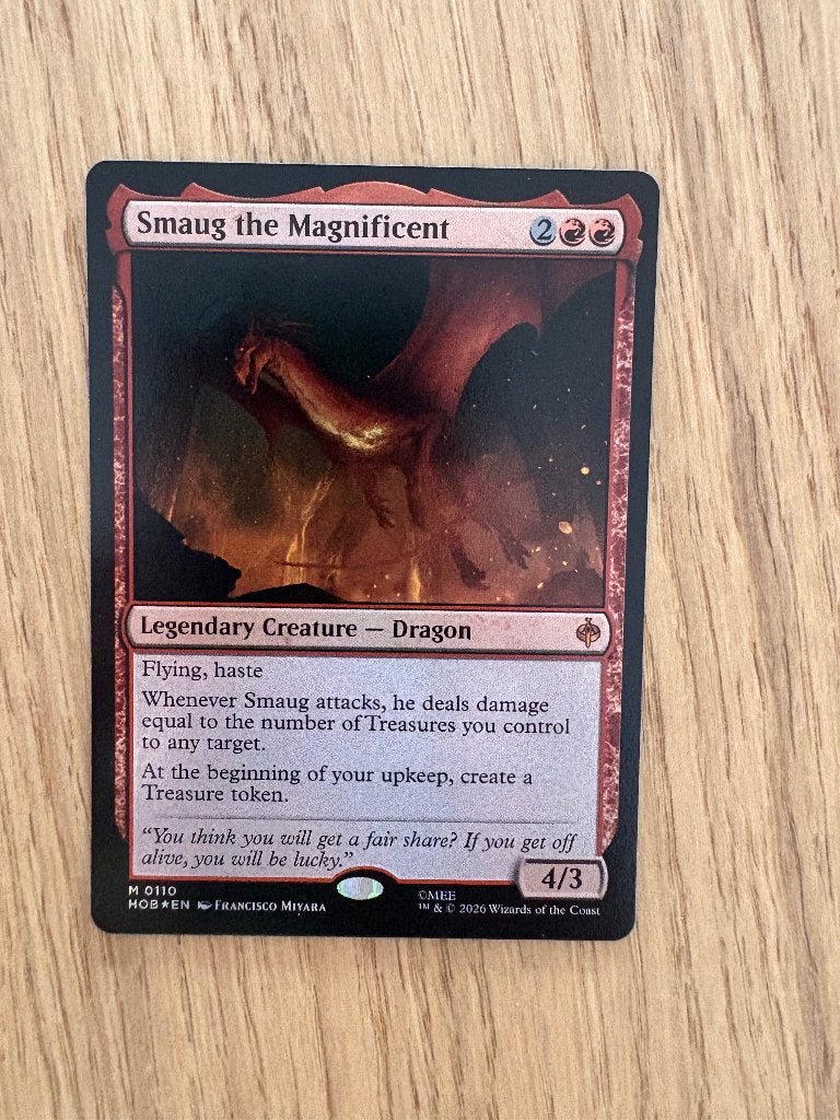 Smaug the Magnificent - glimmend, Ophalen of Verzenden, Nieuw, Foil