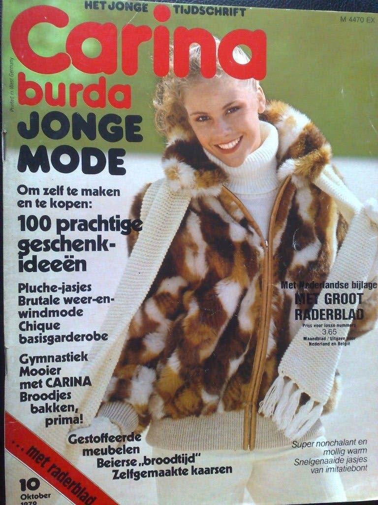Burda Carina jonge mode nr. 10 oktober 1979, Verzenden, Zo goed als nieuw, Vrouw, Burda