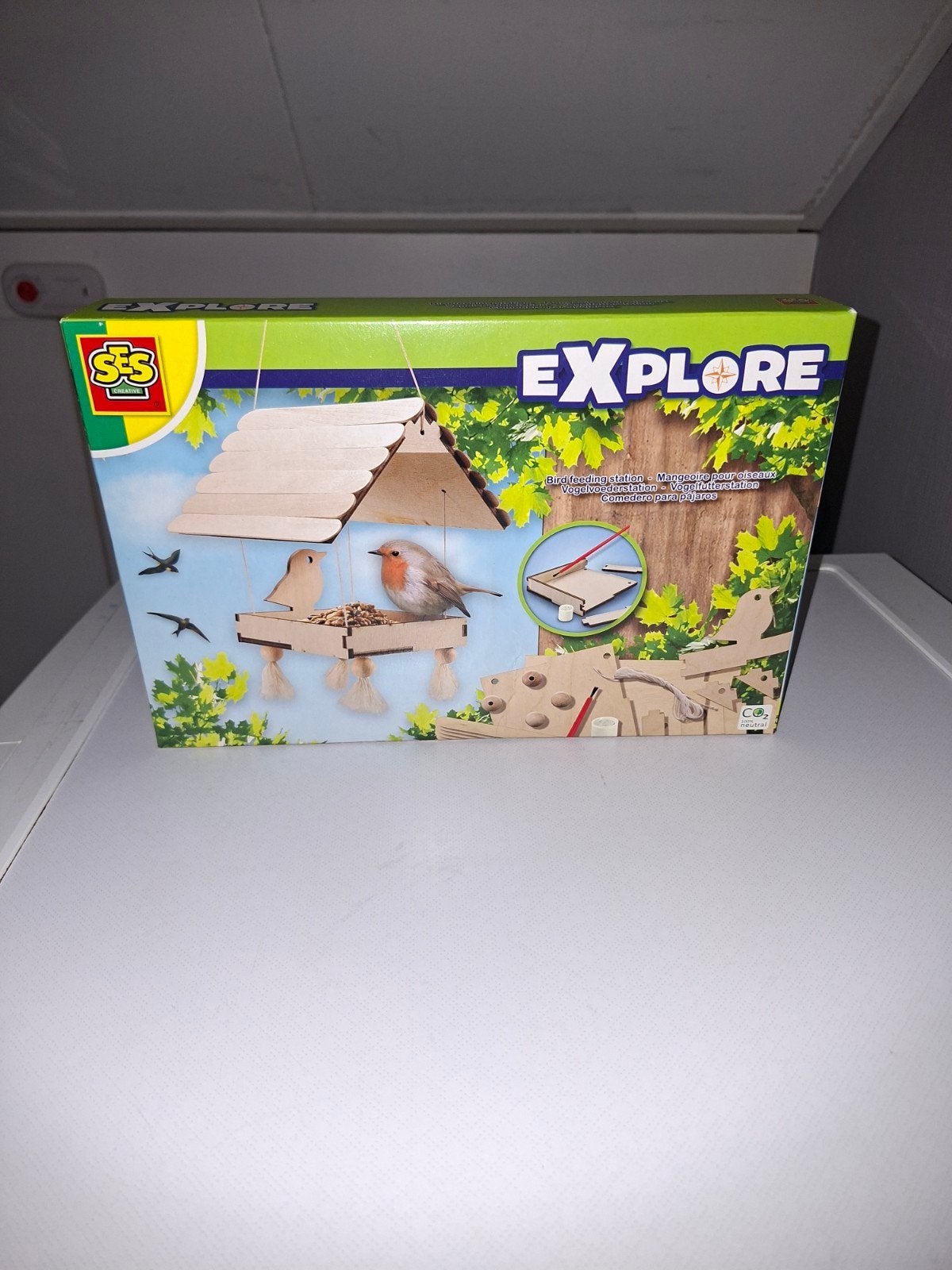 Nieuw in doos: SES Explore Vogelhuisje Knutselset, Dieren, Nieuw, Educatief, Overige merken