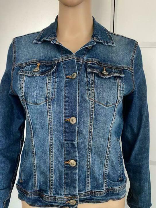 G04 Nieuw Esmara: maat 36=S spijkerjasje jasje jeans blauw, Kleding | Dames, Jasjes, Kostuums en Pakken, Blauw, Nieuw, Jasje, Maat 36 (S)
