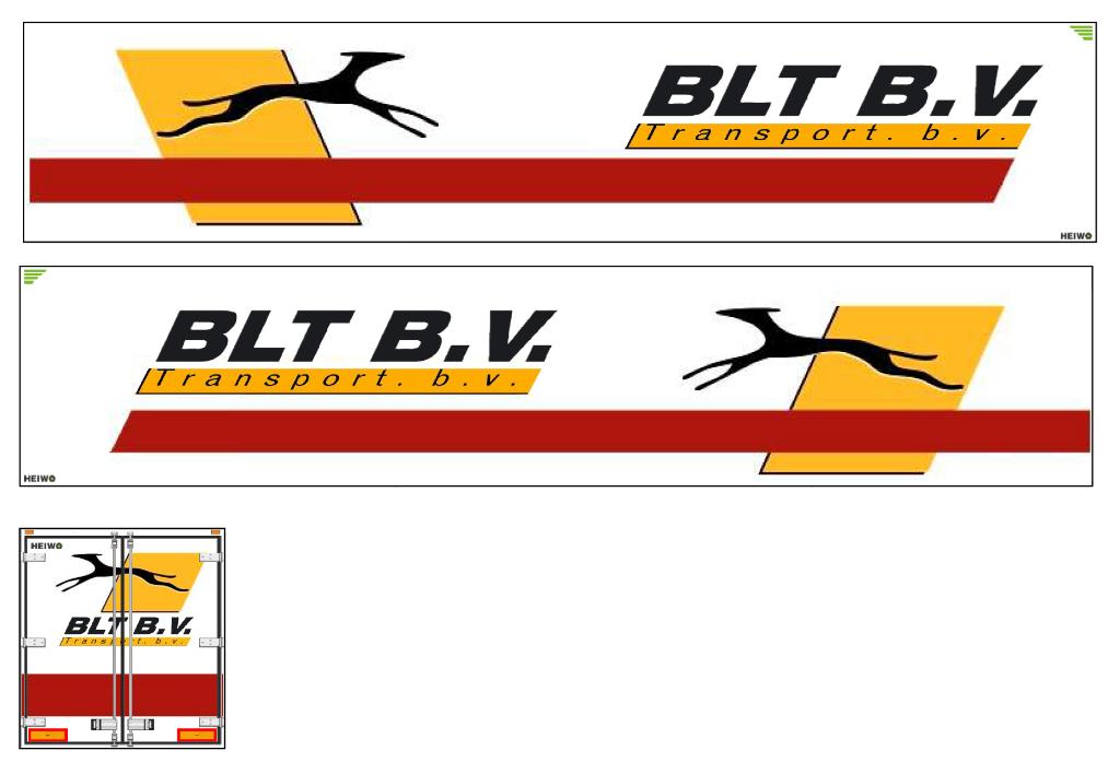 Vrachtauto decal 1:50 BLT bv Boekel Leegwater transport, Verzenden, Nieuw, Bus of Vrachtwagen, Overige merken