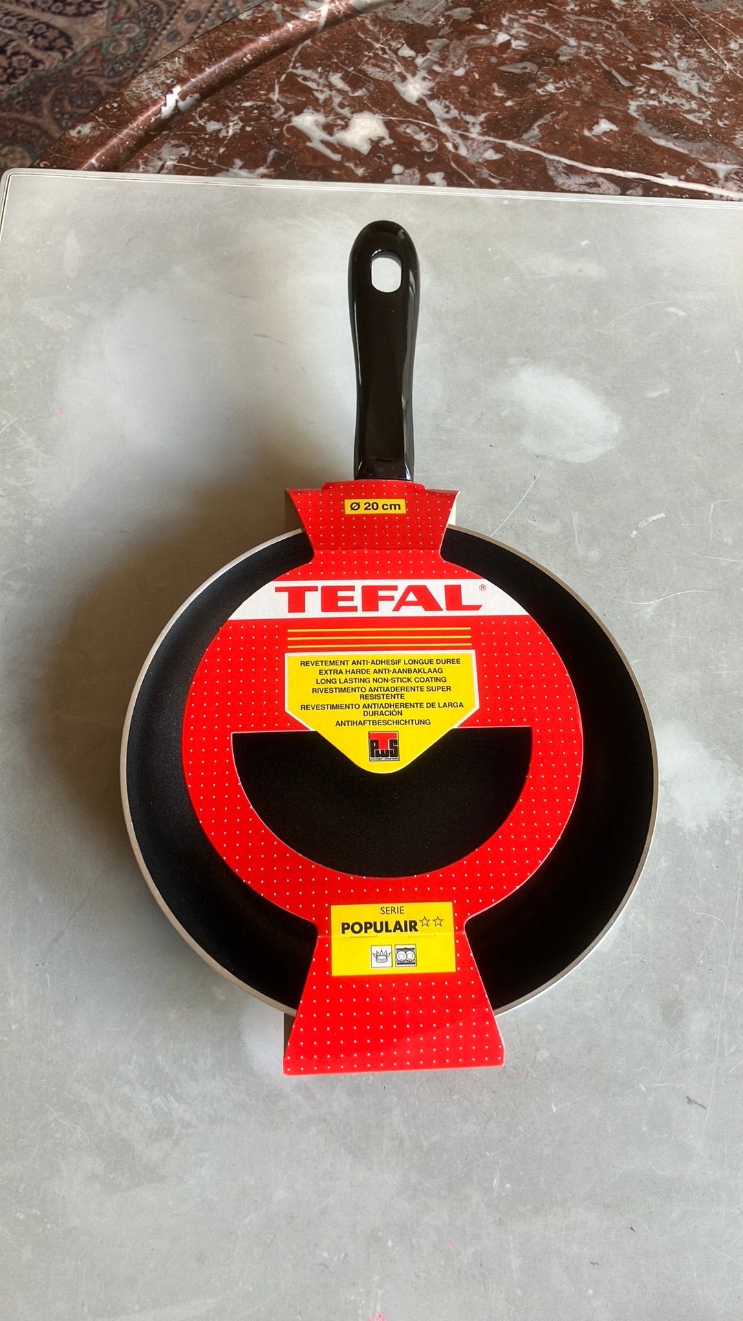 Koekenpan Tefal, 20 cm doorsnede en ongebruikt., Ophalen, Koekenpan, Antiaanbaklaag, Tefal