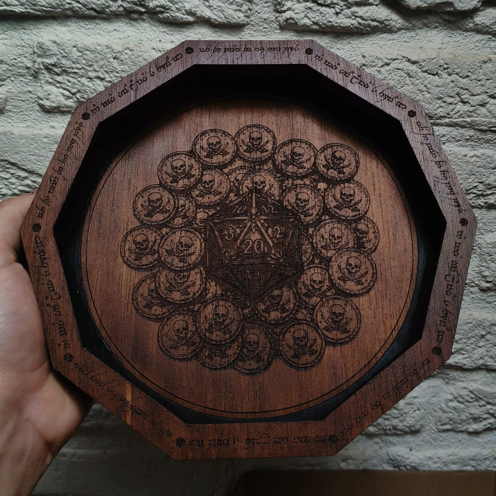 Handgemaakte Dwarven Dice Trays –  D&D & TTRPG - Custom, Ophalen of Verzenden, Nieuw, Overige soorten