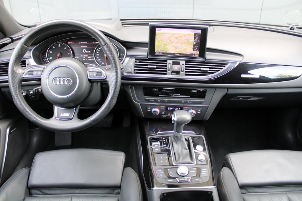 Audi A6 Limousine 3.0 TFSI quattro S-Line Plus|B&O 3D|Schuif, Auto's, Audi, Automaat, Euro 5, Gebruikt, Zwart