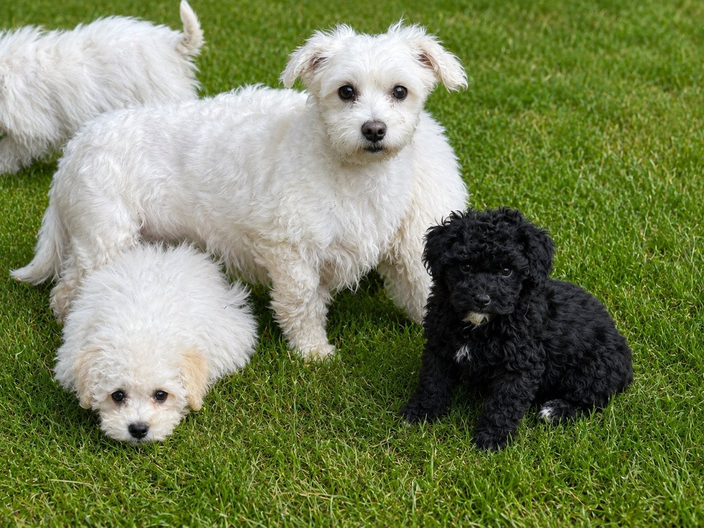 Maltipoo pups – zwarte en witte pups  – €900, Nederland, Parvo, Overige rassen, 8 tot 15 weken