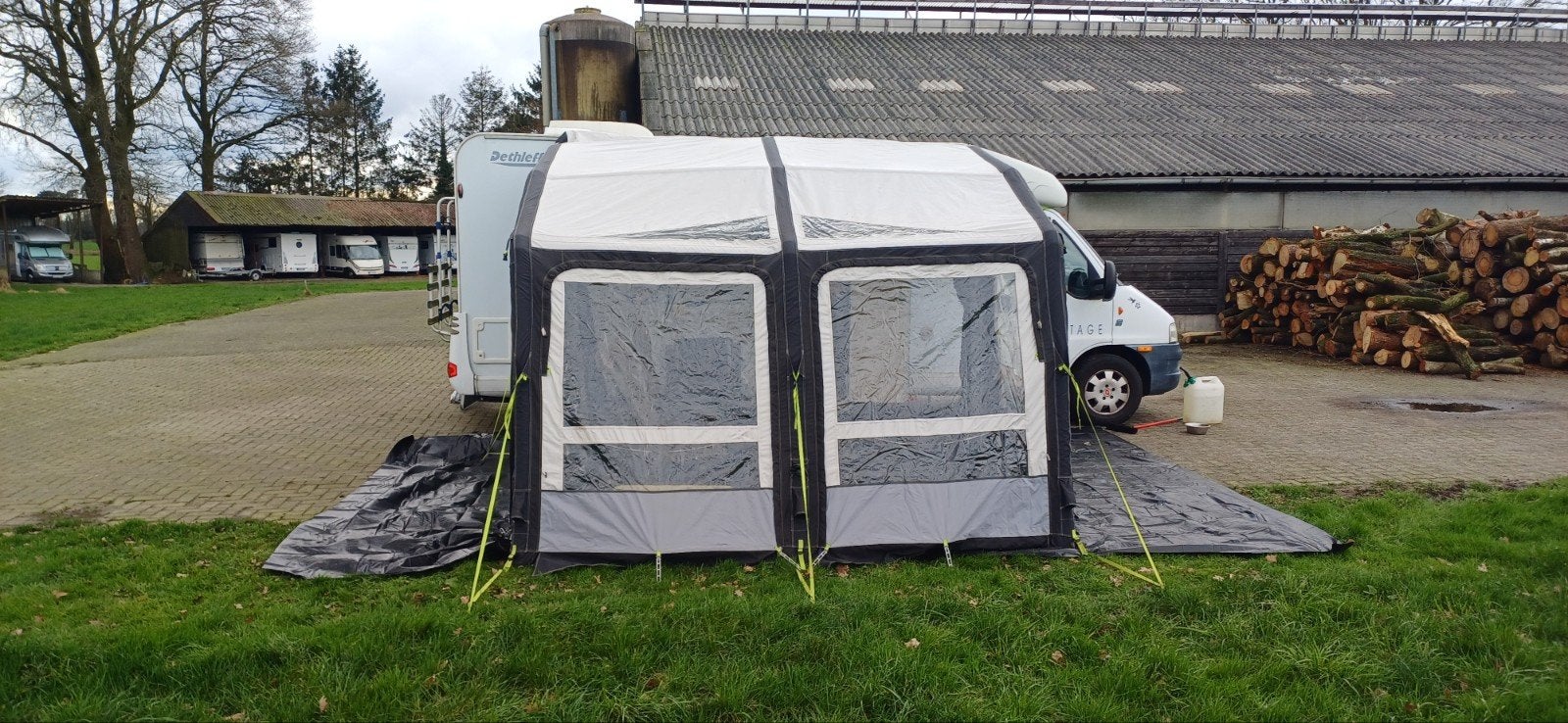 Opblaas tent camper D/A, Ophalen of Verzenden