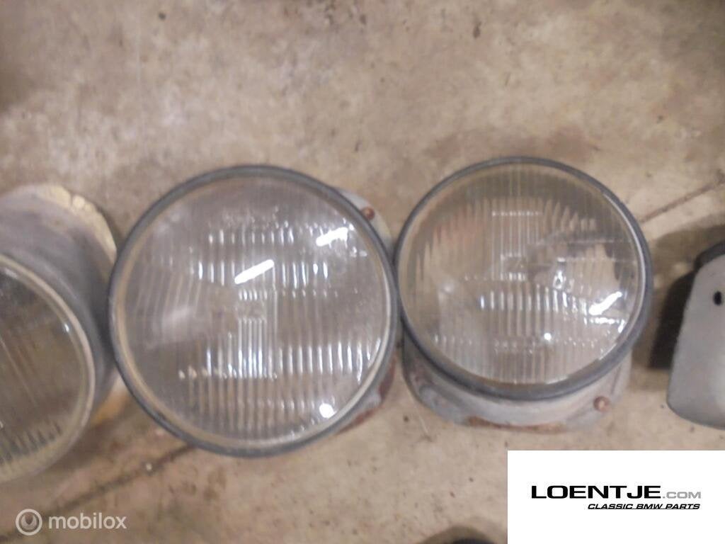 Koplampglas BMW 02 H4 1502 1602 1802 2002, Gebruikt, Ophalen of Verzenden, BMW, BMW