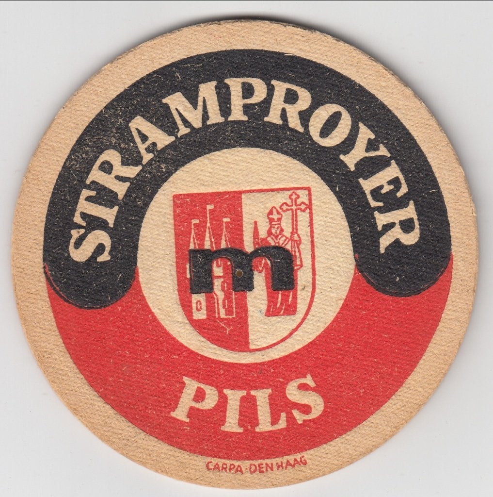 1 STRAMPROYER BIERVILTJE, Ophalen of Verzenden, Gebruikt, Viltje(s), Overige merken