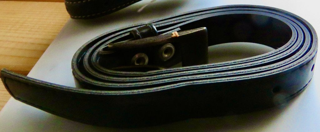 Smalle zwarte riem, breedte 2 cm, lengte 107 cm, Kleding | Dames, Riemen en Ceinturen, Minder dan 3 cm, 100 cm of meer, Zwart