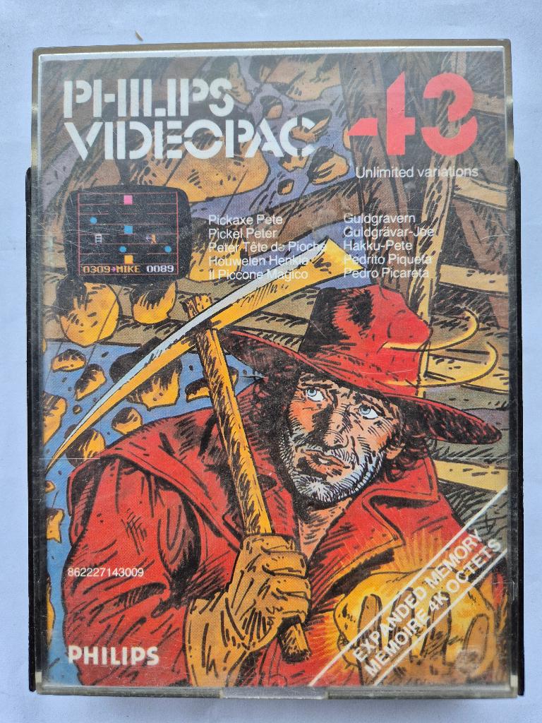 PHILIPS VIDEOPAC No:43, Gebruikt, 1 speler, Ophalen of Verzenden, Vanaf 3 jaar