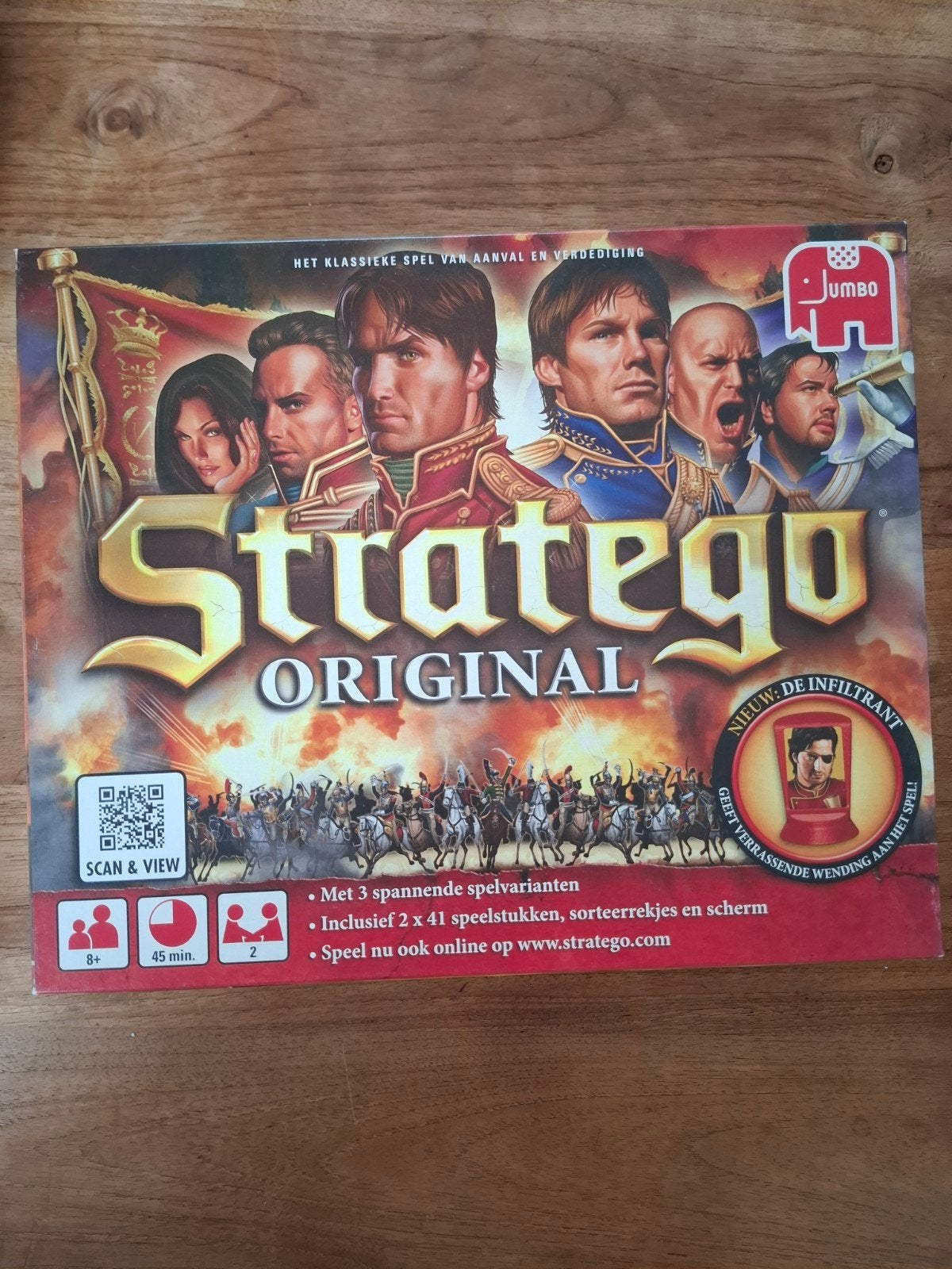 Stratego Original - Zo goed als nieuw, Een of twee spelers, Ophalen of Verzenden, Zo goed als nieuw