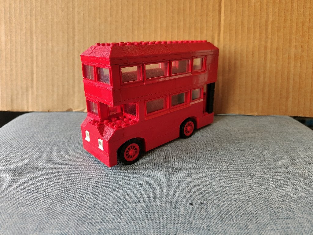 Lego 384: London Bus (Nieuwe stickers), Gebruikt, Lego, Ophalen of Verzenden, Compleet