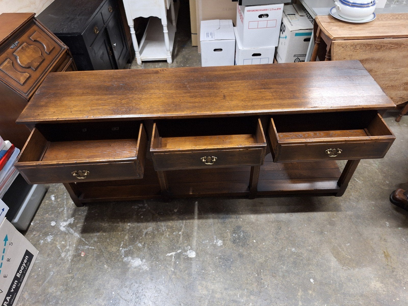 oude engelse sidetable, Antiek en Kunst, Ophalen