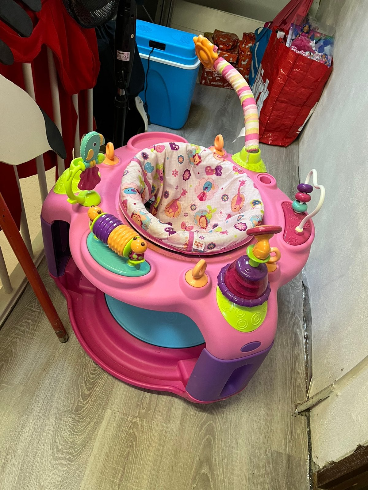Baby jumper, Ophalen, Gebruikt