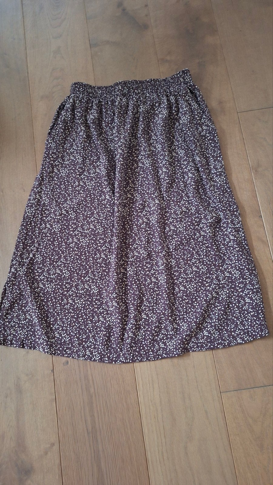 ZussS rok met zakken en splitjes, maat M, Kleding | Dames, Rokken, Maat 38/40 (M), Bruin, ZussS, Ophalen of Verzenden
